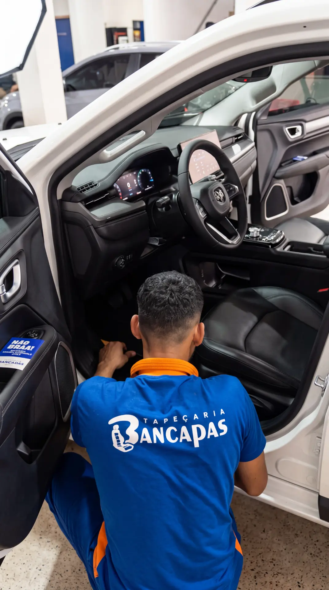 Mudança de cor do interior na Bancapas em Palmas-TO